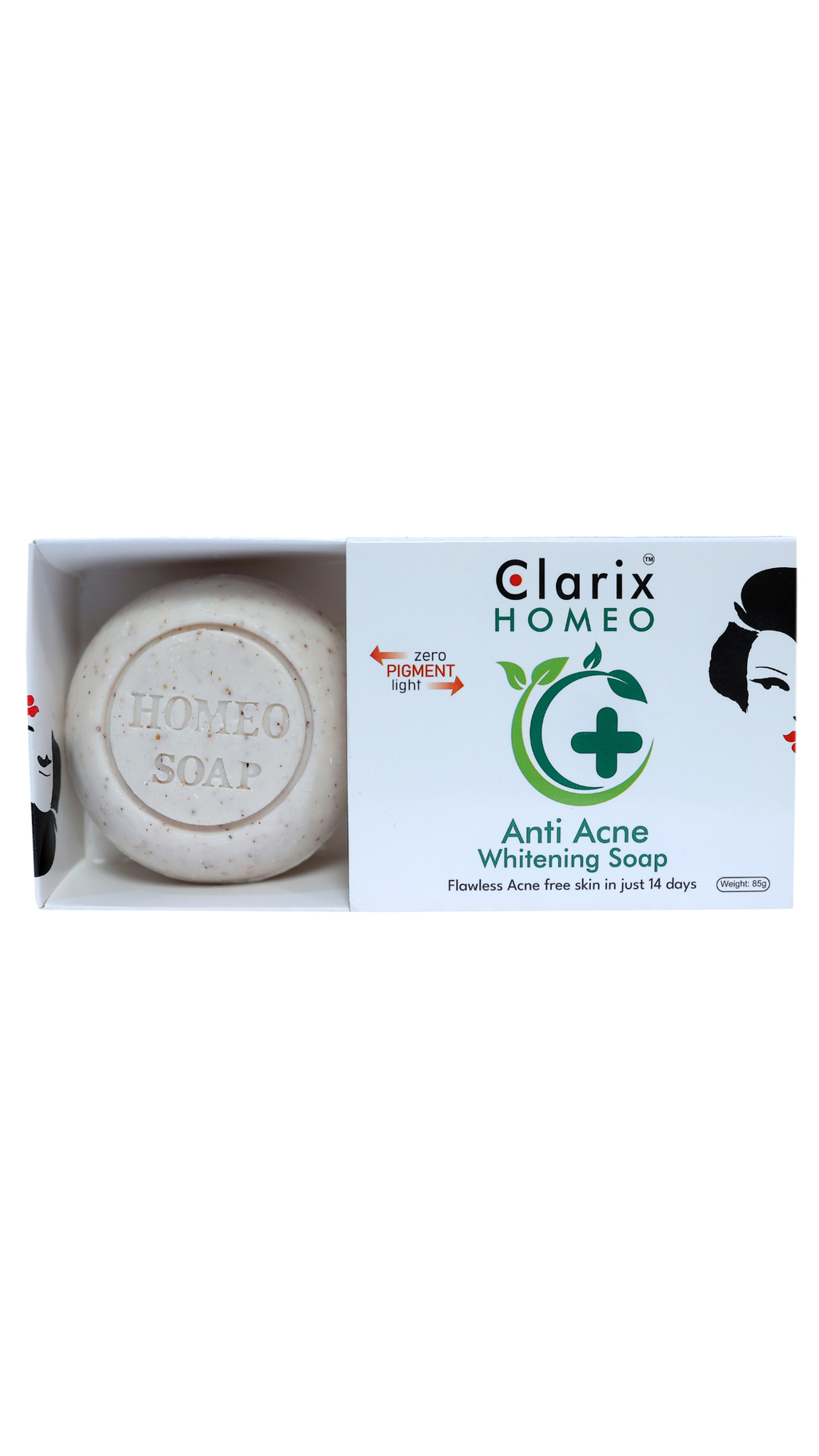 Clarix Homeo Anti-Acne & Whitening Soap – (85g)